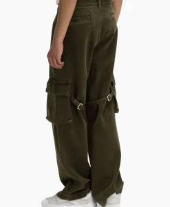 Broeken^Flâneur Flaneur Cargobroek Phone Pocket Groen