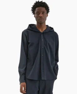 Truien^Flâneur Flaneur Hoodie Atelier Zwart