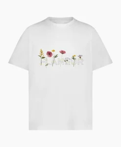 T-Shirts^Flâneur Flaneur T-Shirt Korte Mouw Botanical Wit