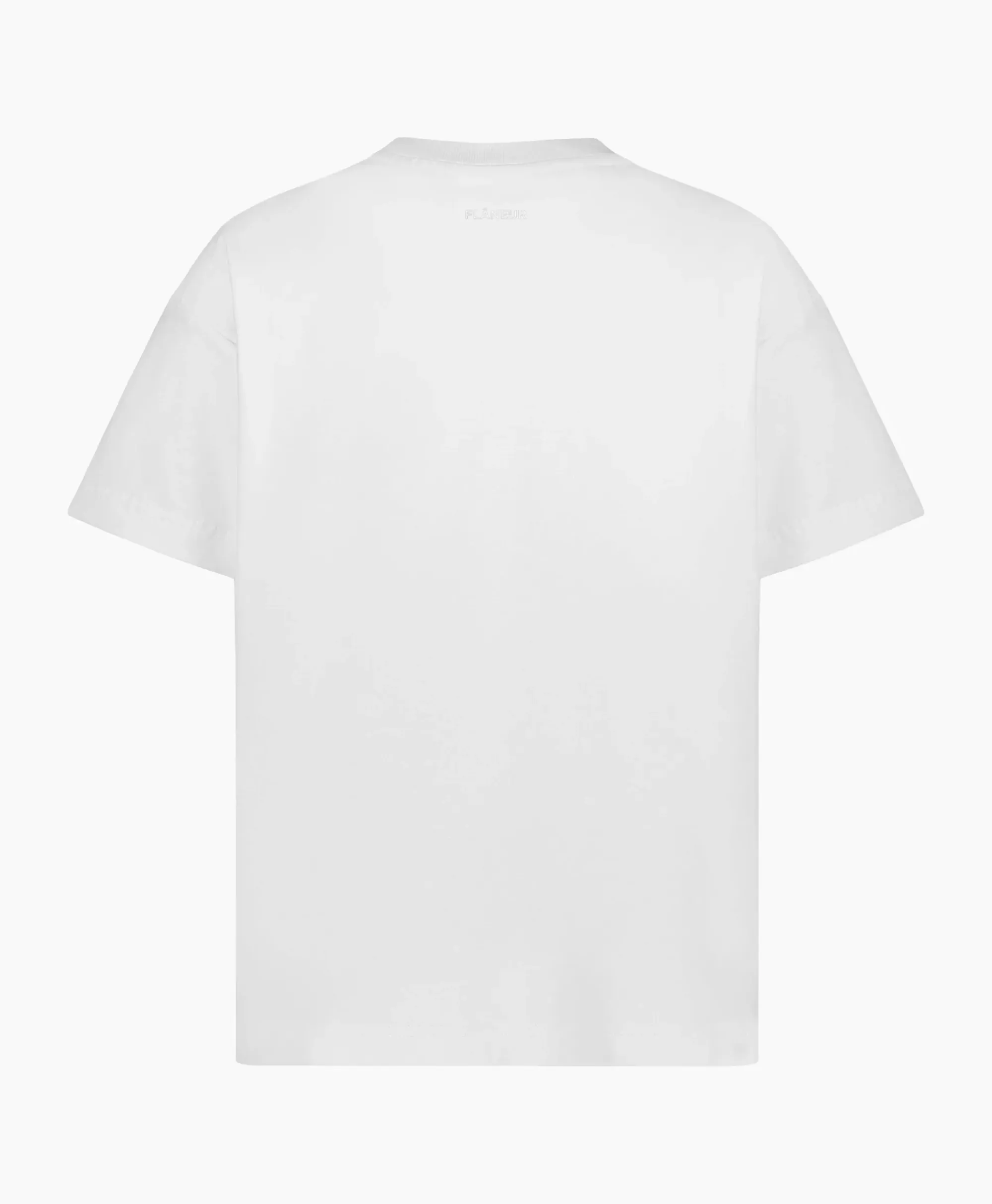 T-Shirts^Flâneur Flaneur T-Shirt Korte Mouw Scribble Wit