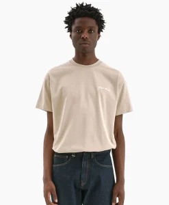 T-Shirts^Flâneur Flaneur T-Shirt Korte Mouw Signature Beige