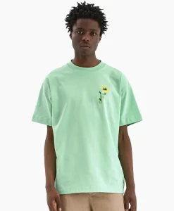 T-Shirts^Flâneur Flaneur T-Shirt Korte Mouw Tortuous Blauw