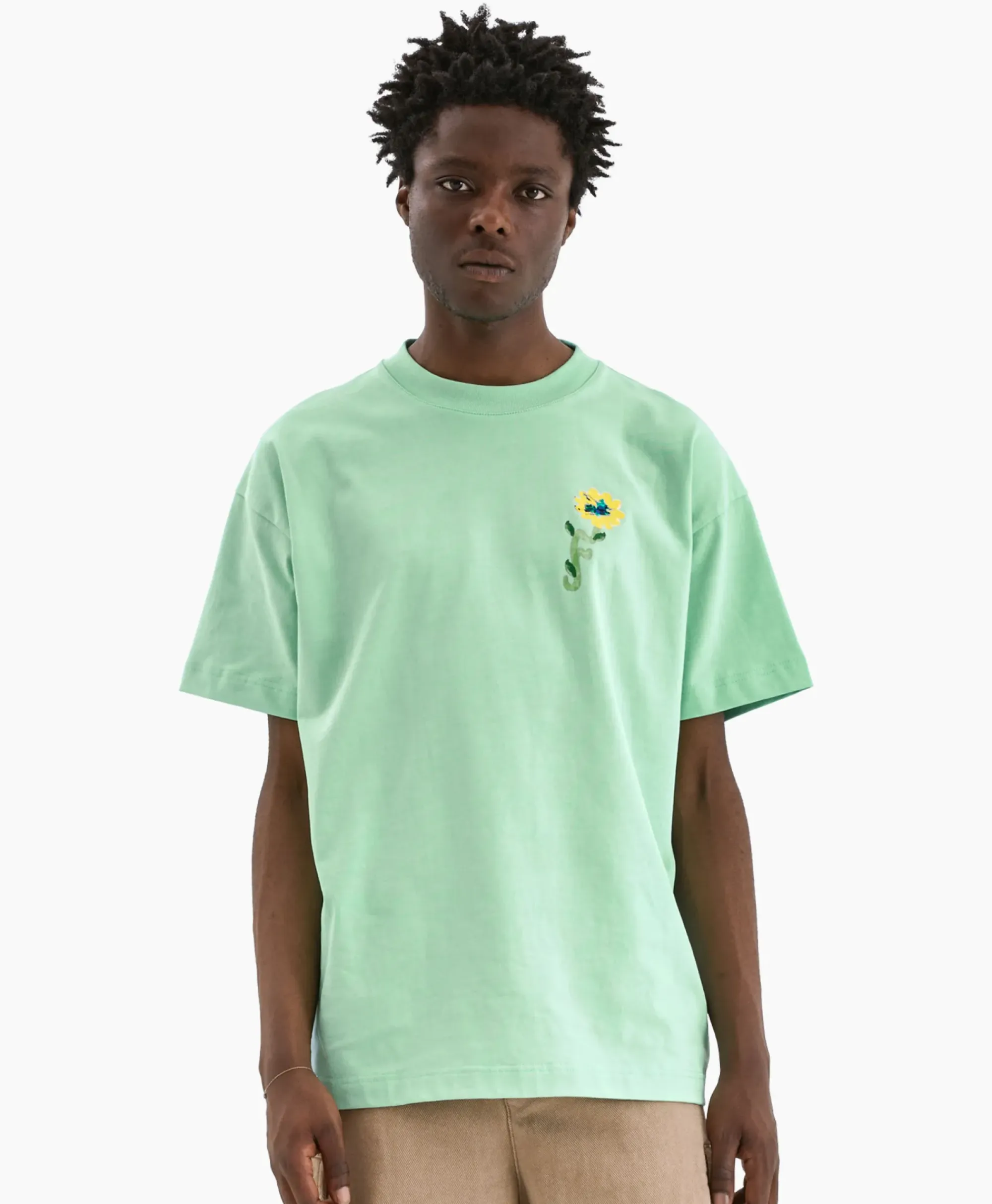 T-Shirts^Flâneur Flaneur T-Shirt Korte Mouw Tortuous Blauw