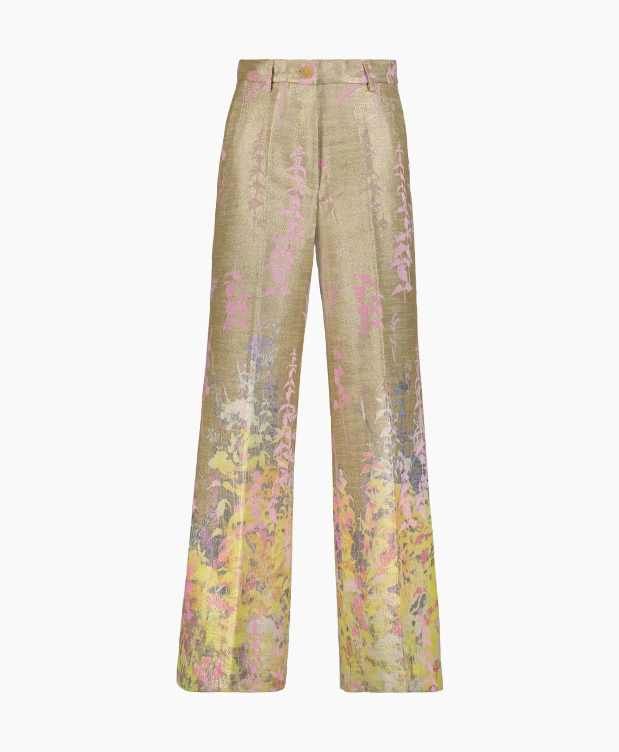Broeken^Forte_forte Pantalon Heaven Jacquard Rose