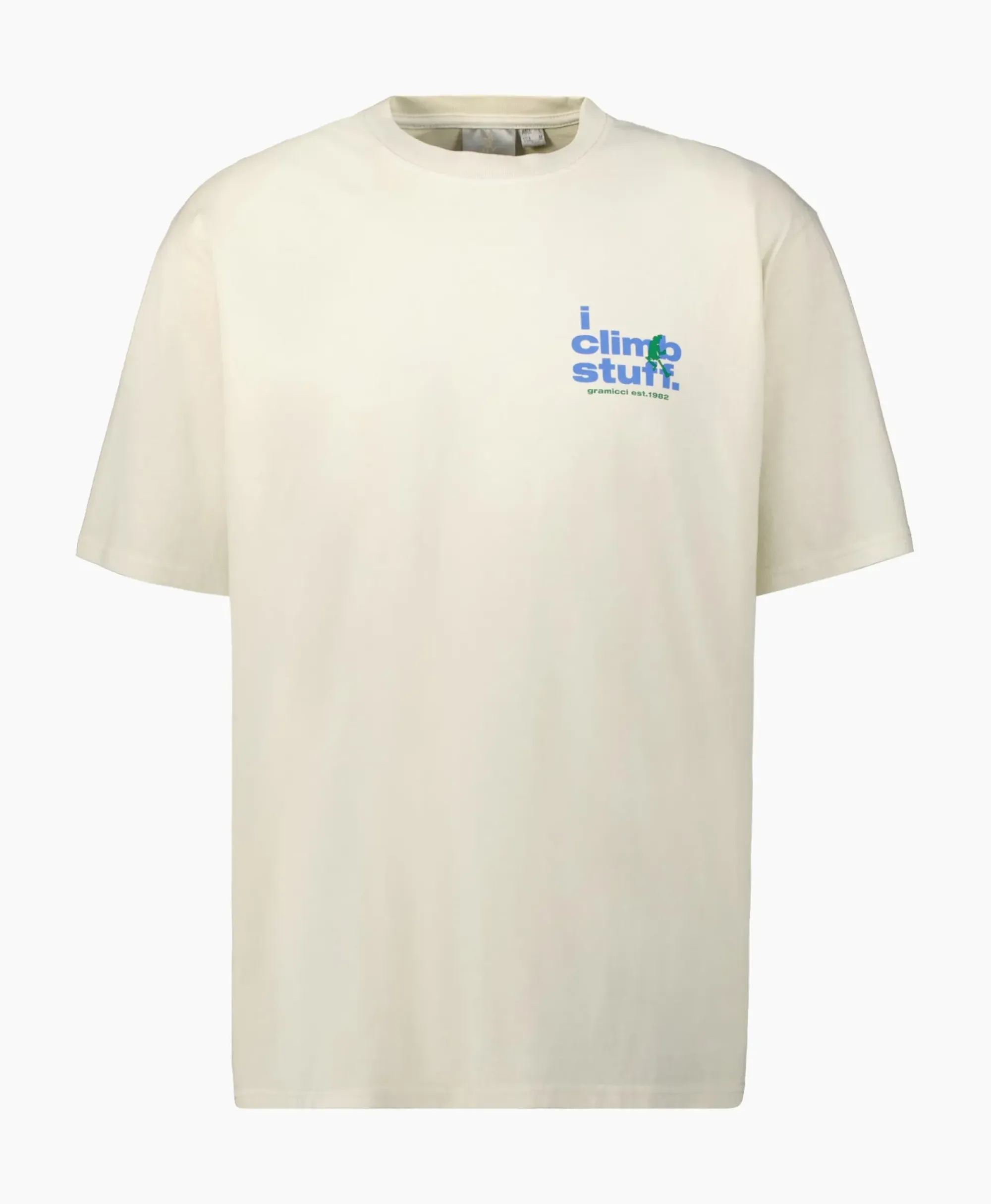 T-Shirts^Gramicci T-Shirt Korte Mouw Climb Stuff Beige
