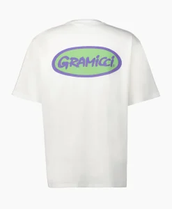 T-Shirts^Gramicci T-Shirt Korte Mouw Grammici Oval Wit
