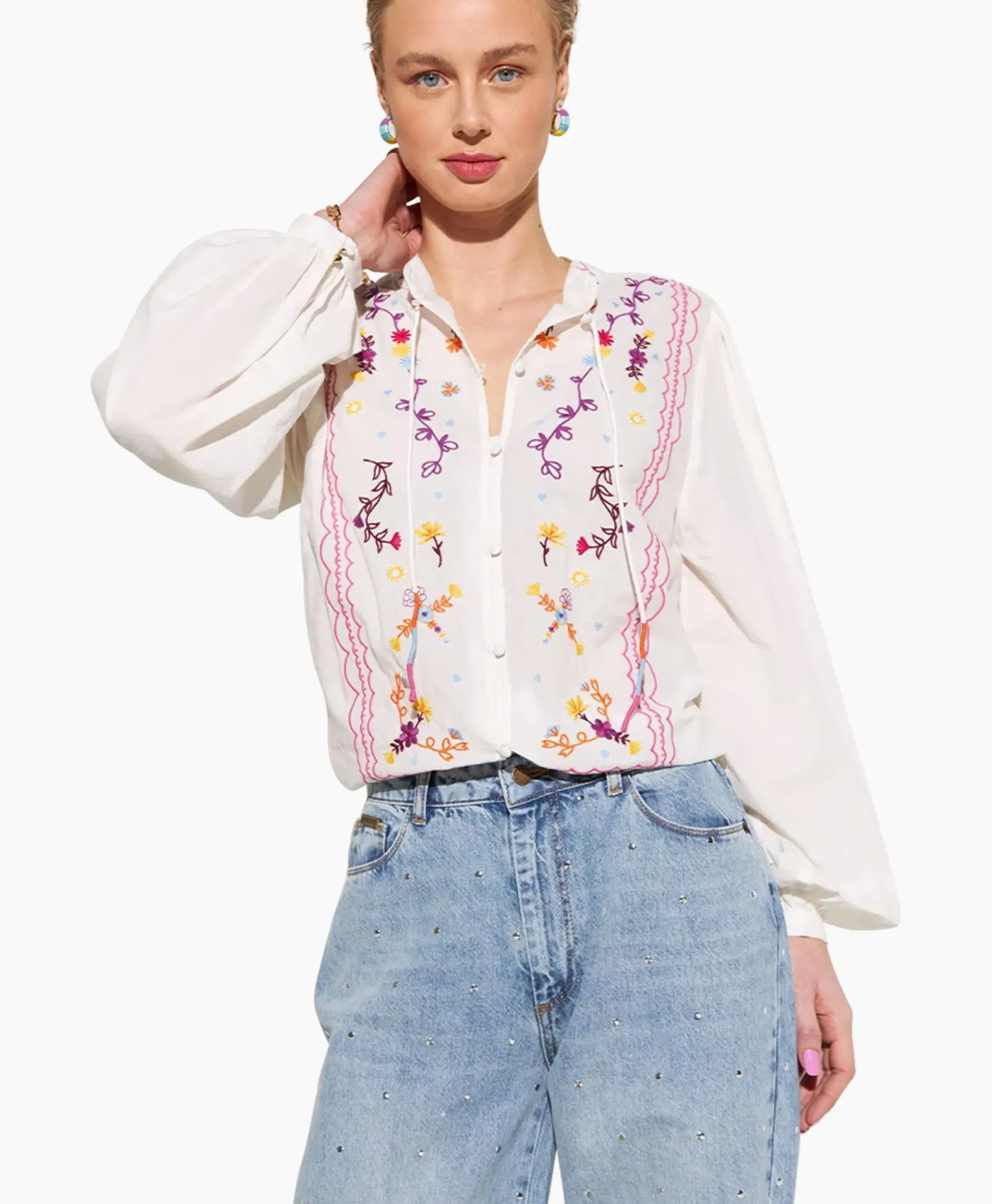 Blouses^Harper & Yve Harper & Yve Blouse Hailey-Ls Ecru