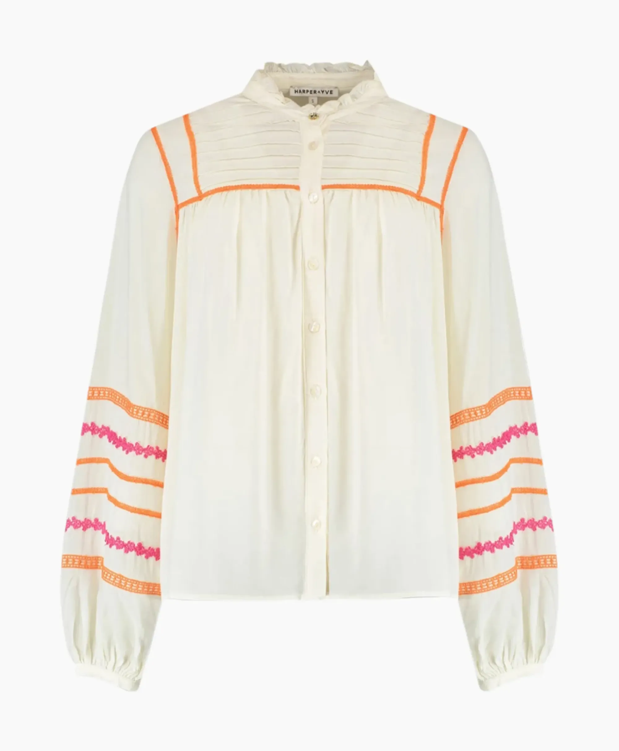 Blouses^Harper & Yve Harper & Yve Blouse Taylor-Ls Off White