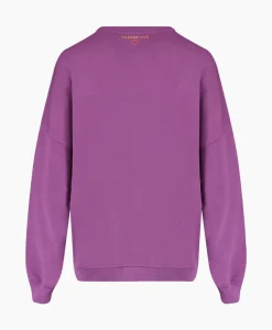 Truien^Harper & Yve Harper & Yve Pullover Logo-Sw Paars