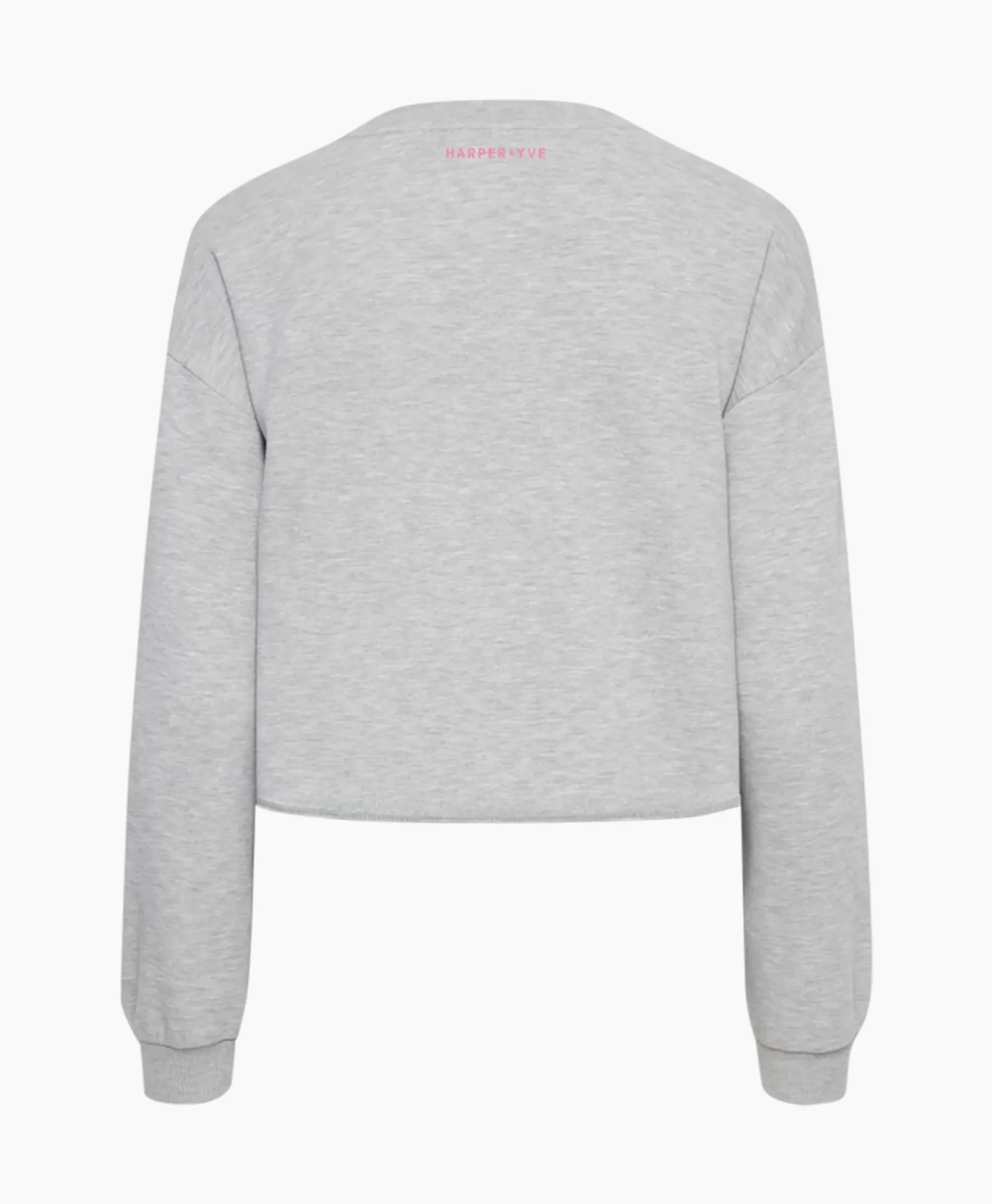 Truien^Harper & Yve Harper & Yve Pullover Smiley-Sw Grijs