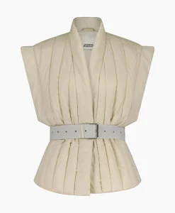 Gilets^Isabel Marant Gilet Ajali-Ga Ecru