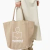 Tassen^Isabel Marant Shopper Yenky Beige