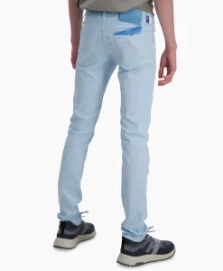 Broeken^Jacob Cohen Jeans 5 Pkt Super Slim Fit Nick Blauw