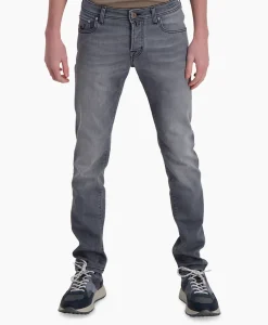 Broeken^Jacob Cohen Jeans 5 Pkt Super Slim Fit Nick Licht Grijs