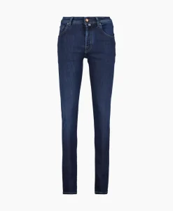 Broeken^Jacob Cohen Jeans 5-Pocket Nick Slim Donker Blauw