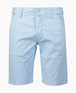 Broeken^Jacob Cohen Korte Broek Bermude 5T Slim Fit Lou Blauw