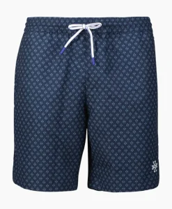 Zwembroeken^Jacob Cohen Zwembroek Micro Lily Print Blauw