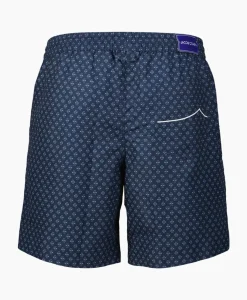 Zwembroeken^Jacob Cohen Zwembroek Micro Lily Print Blauw