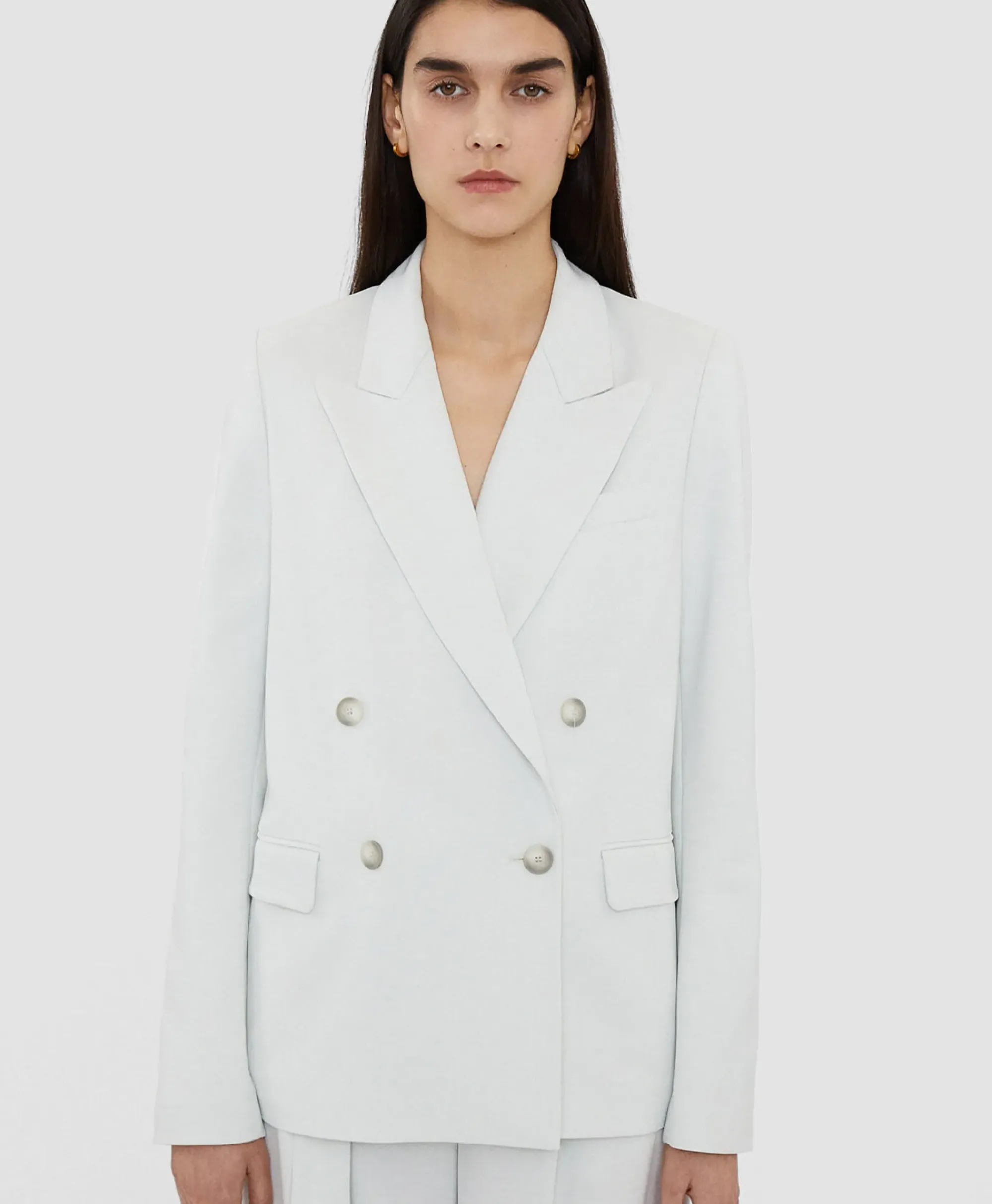 Blazers^Joseph Blazer Jaden Jacket Comfort Cady Off White