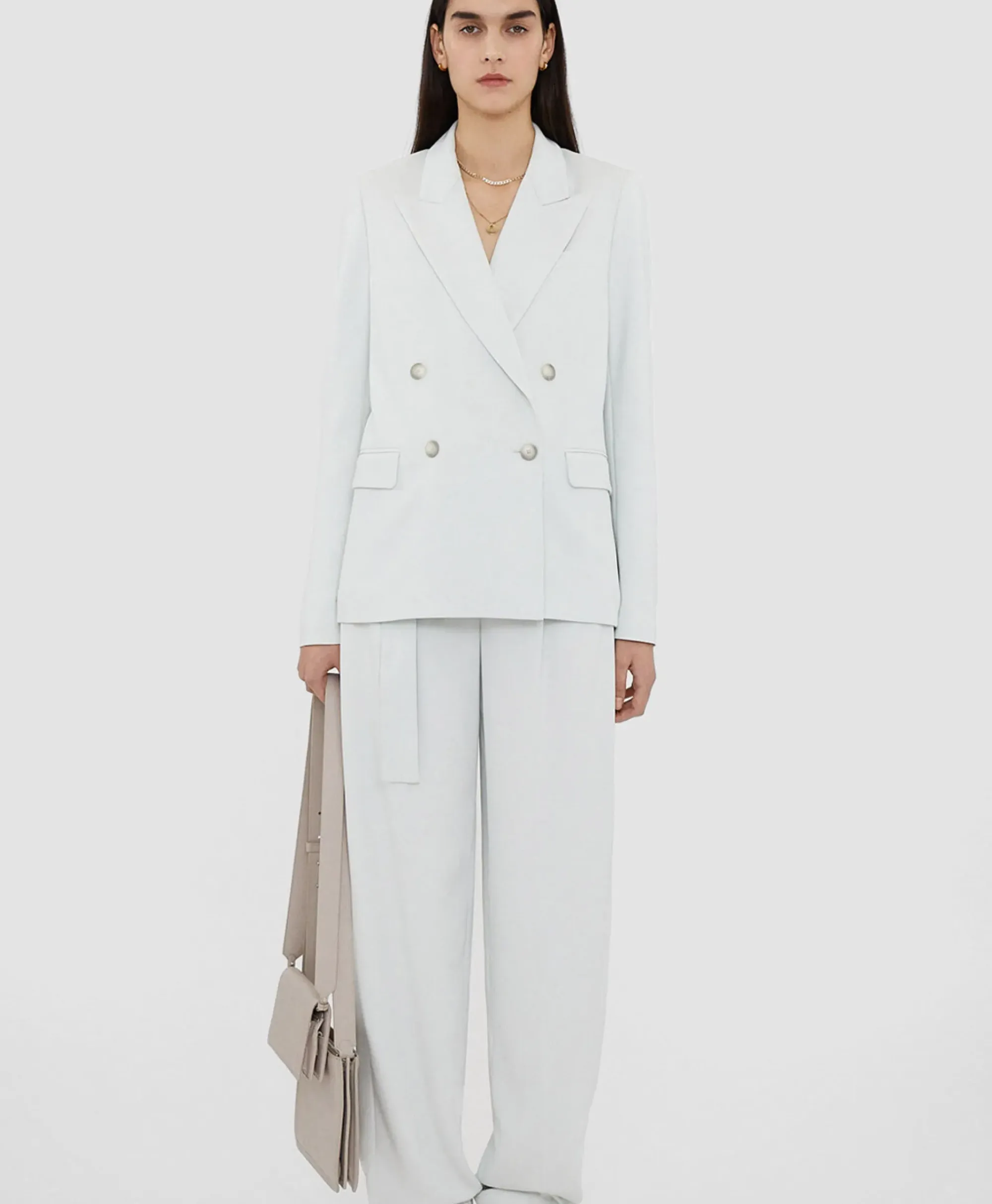 Blazers^Joseph Blazer Jaden Jacket Comfort Cady Off White