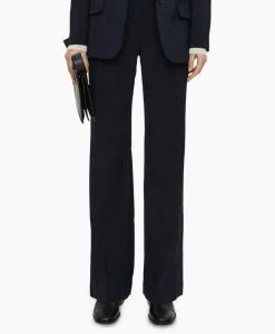 Broeken^Joseph Pantalon Morissey Tailor Wool Donker Blauw