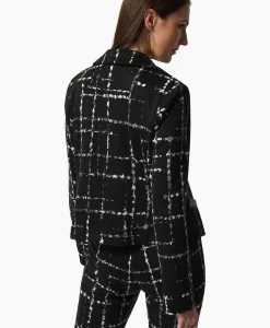 Blazers^Joseph Ribkoff Jasje 233218 Zwart Dessin