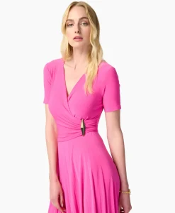 Jurken^Joseph Ribkoff Maxi Jurk Korte Mouw Rose