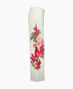 Broeken^Joseph Ribkoff Pantalon Wijde Pijpen Off White