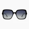 Zonnebrillen^Komono Zonnebril Miley Black Clear White Gold Goud