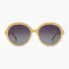 Zonnebrillen^Komono Zonnebril Misty Marshmallow Gold Goud