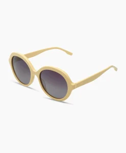 Zonnebrillen^Komono Zonnebril Misty Marshmallow Gold Goud