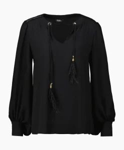 Blouses^Liu Jo Blouse Ecs Tunica C/Passamaneria Zwart