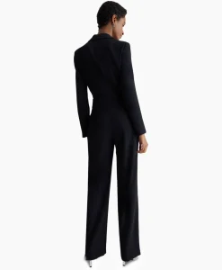 Jumpsuits^Liu Jo Jumpsuit Tuta Cut-Out C/Pizzo Zwart