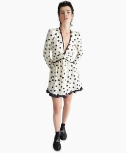 Jurken^Liu Jo Mini Jurk Ecs Abito C/Nodo Wit