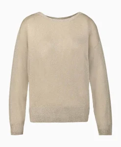 Truien^Liu Jo Pullover Maglia Chiusa M/L Goud