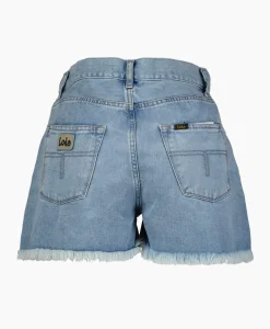 Broeken^Lois Korte Broek Sandra Licht Blauw