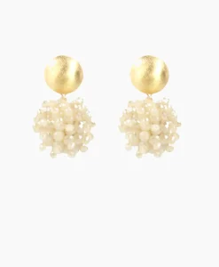 Sieraden^Lott. Gioielli Oorbellen Ce Gb Globe S Double Ston Zalm