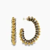 Sieraden^Lott. Gioielli Oorbellen Ce Gb Oval Creole Deluxe Lgroen
