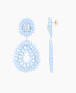 Sieraden^Lott. Gioielli Oorbellen Ce Si Double Drop S Blauw