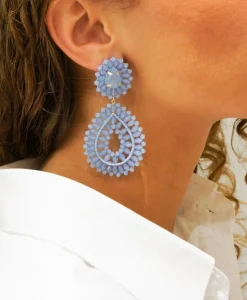 Sieraden^Lott. Gioielli Oorbellen Ce Si Double Drop S Blauw
