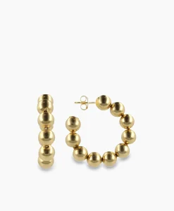 Sieraden^Lott. Gioielli Oorbellen Cl Creole 10 Balls Mgoud