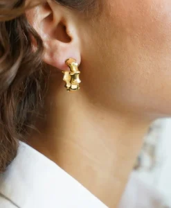 Sieraden^Lott. Gioielli Oorbellen Cl Creole Vintage Bamboe Small Diversen