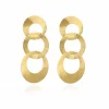 Sieraden^Lott. Gioielli Oorbellen Triple Round L Goud