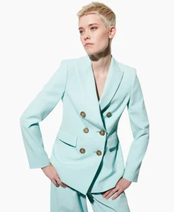 Blazers^Luisa Cerano Blazer 498011/3453-0 Aqua