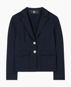 Blazers^Luisa Cerano Blazer 498001/3289-0 Donker Blauw