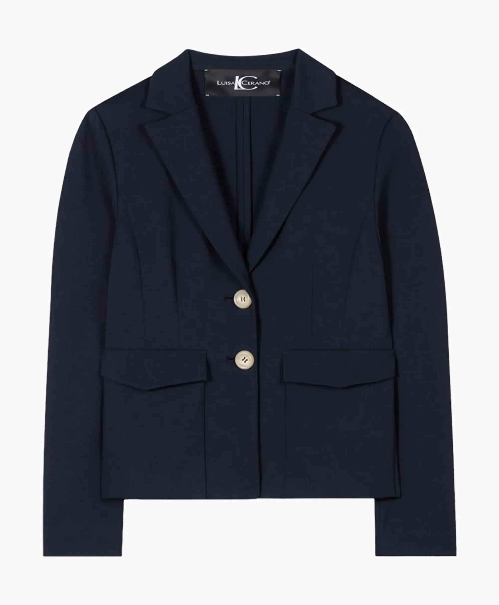 Blazers^Luisa Cerano Blazer 498001/3289-0 Donker Blauw