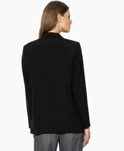 Blazers^Luisa Cerano Blazer 498010/3417-0 Zwart Dessin