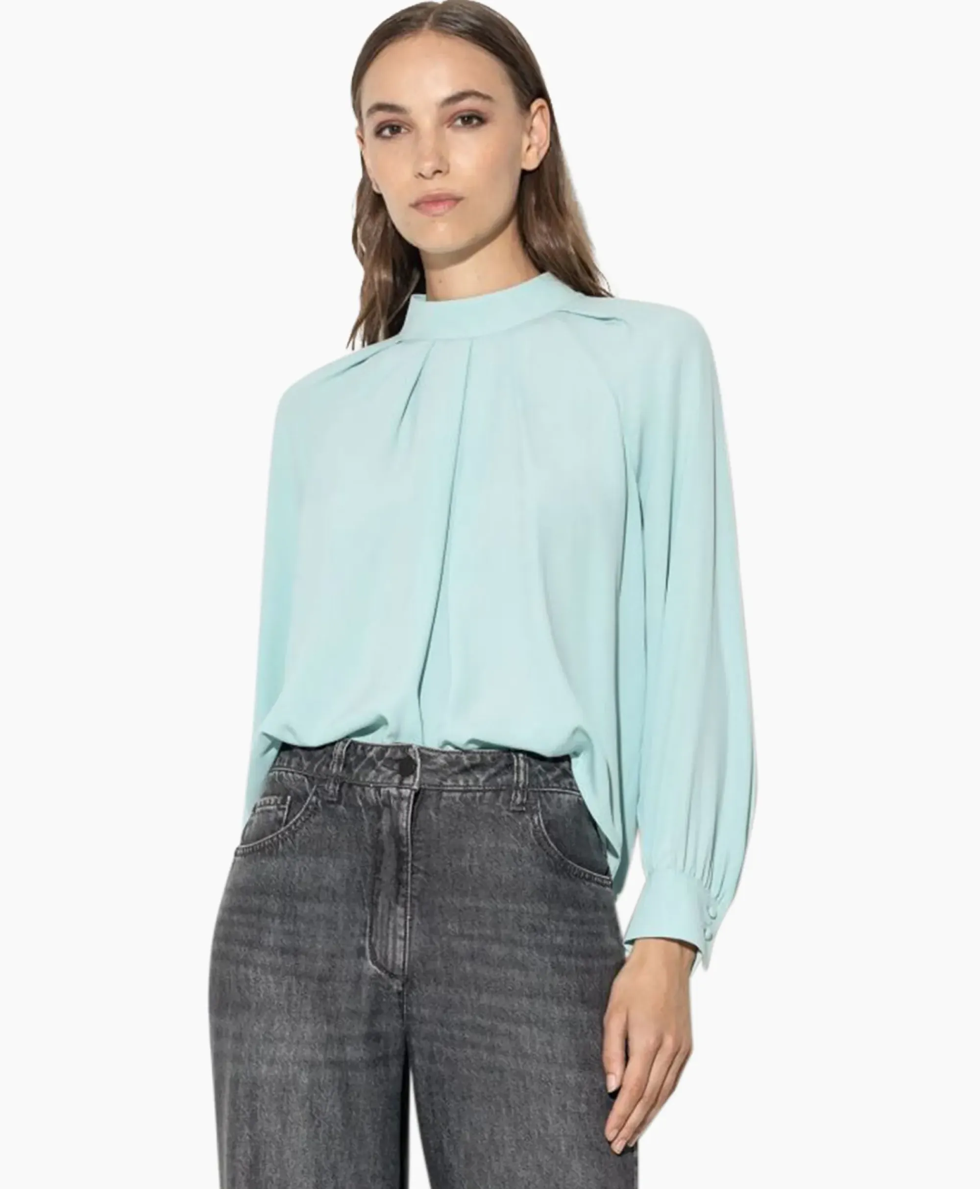 Blouses^Luisa Cerano Blouse 298418/2179-0 Aqua