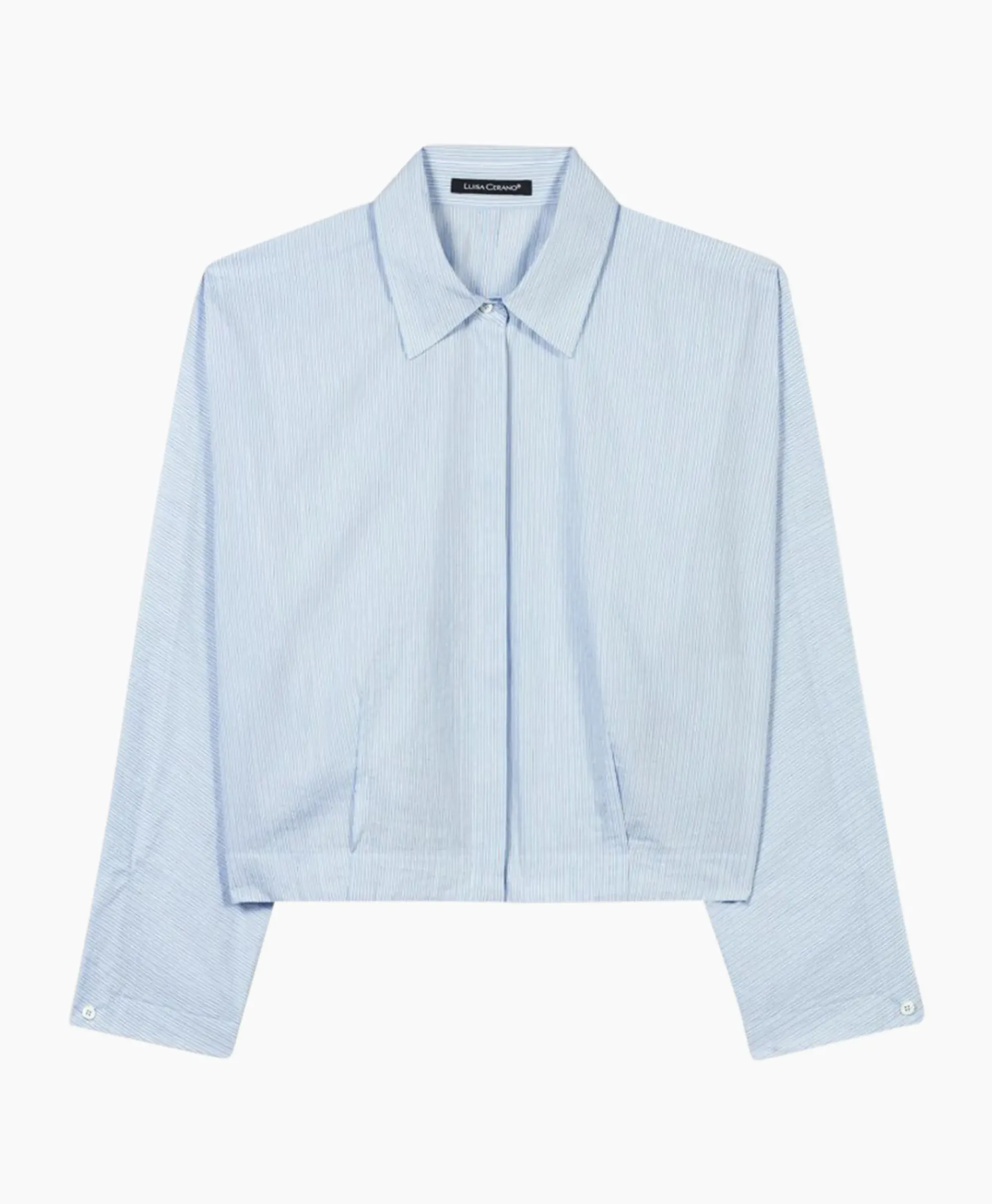 Blouses^Luisa Cerano Blouse 298422/3600-0 Blauw Dessin