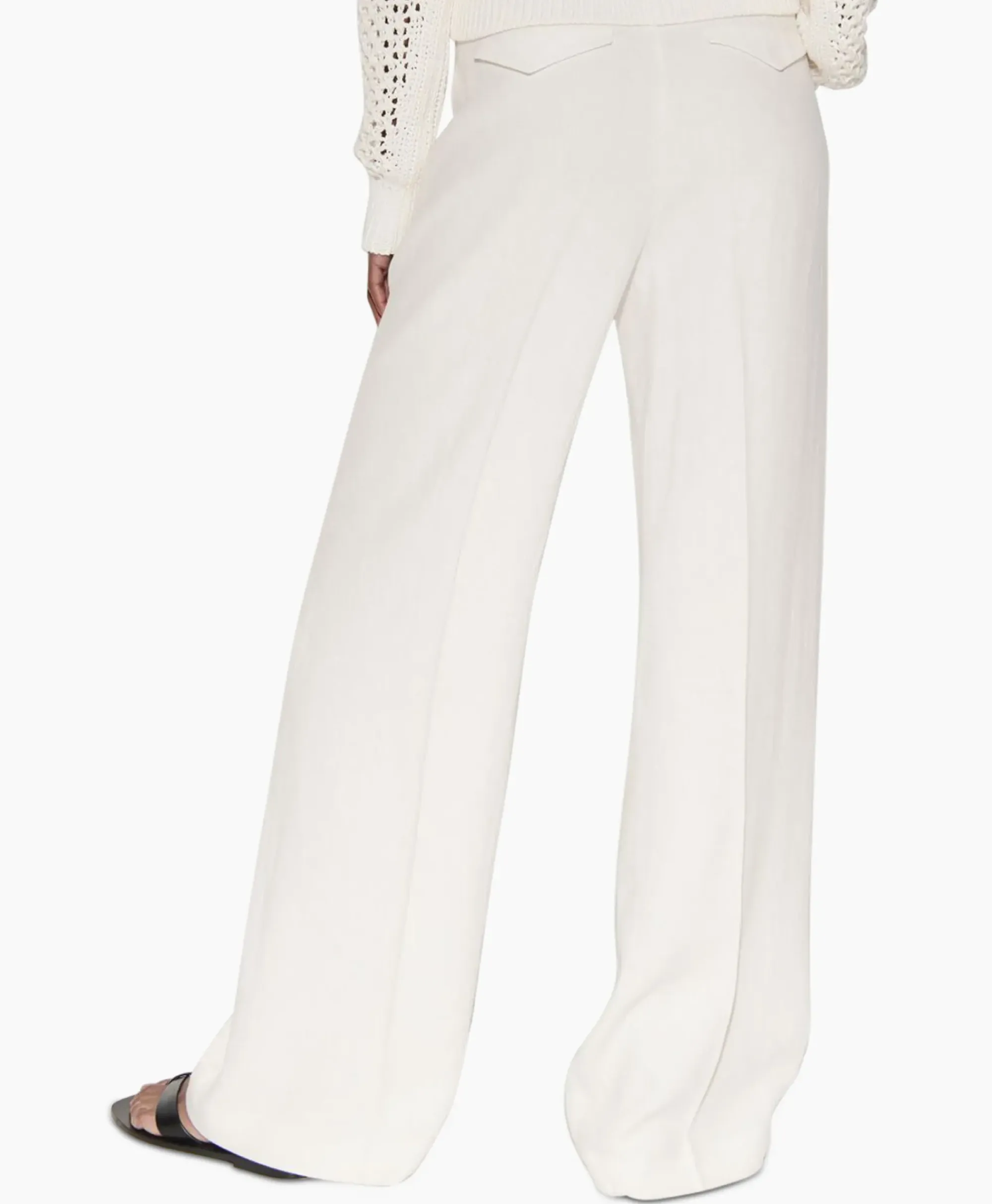 Broeken^Luisa Cerano Broek 698634/3503-0 Off White